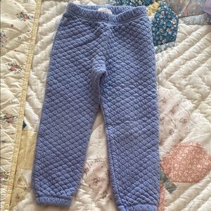 Quilted Blue Jogger Pants The Beaufort Bonnet Company